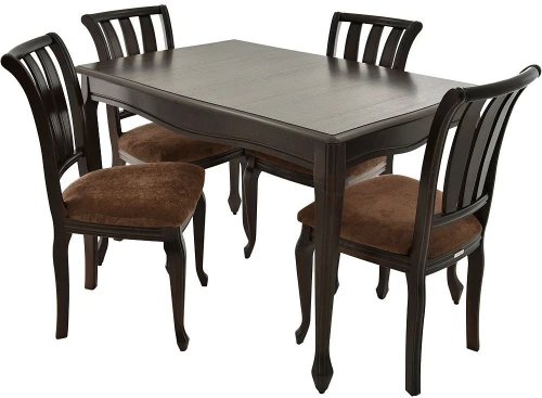 Стол «Кабриоль» 120x80, орех темный