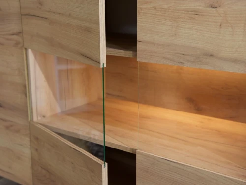 Комод «Невио-2» 1д2в, Дуб крафт золотой/белый