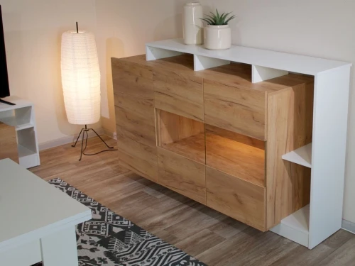 Комод «Невио-2» 1д2в, Дуб крафт золотой/белый