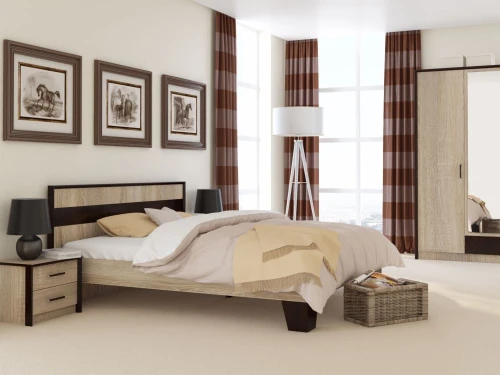 Спальня «Эшли» 4дв шк, Венге/сонома