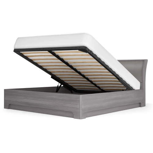 Кровать-3 с подъемным основанием 1800 экокожа Парма Нео лиственница темная