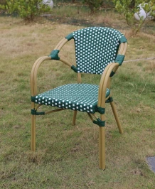 "Кабри" плетеный стул из искусственного ротанга, цвет зеленый