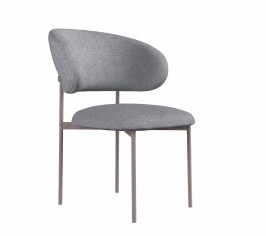 Стул DikLine 201 NS10 GREY, ножки капучино