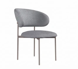 Стул DikLine 201 NS10 GREY, ножки капучино