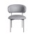 Стул DikLine 201 NS10 GREY, ножки капучино