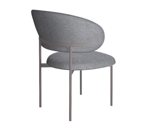 Стул DikLine 201 NS10 GREY, ножки капучино