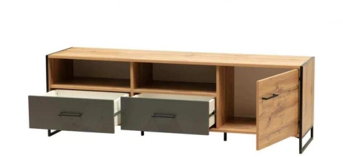 Гостиная Доната 1 Дуб Вотан/Диамант серый