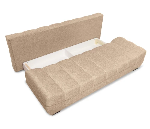 Диван еврокнижка Орион, рогожка бежевая, 144