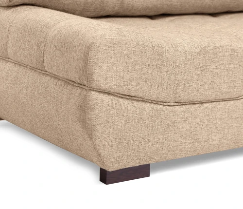 Диван еврокнижка Орион, рогожка бежевая, 144