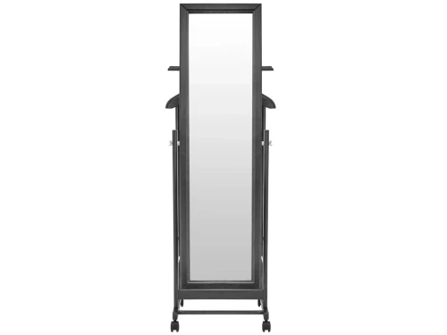 Вешалка костюмная с зеркалом на колесах В 24Н венге