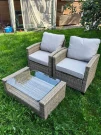 Комплект мебели из искусственного ротанга Сантьяго Balcony Set Greige
