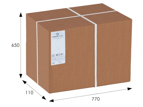 Стол журнальный Шарм орех/стекло прозрачное