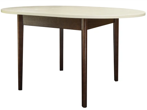 Стол обеденный Мариус М 81 раздвижной слоновая кость/орех 100/139*100