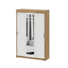 Шкаф-купе ШКП 7, Дуб Золотой, Белый