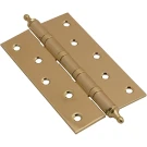 Петля для межкомнатной двери "MD" фигурная 125*75*2,5 ВР Золото Петля для межкомнатной двери "MD" фигурная 125*75*2,5 ВР Золото