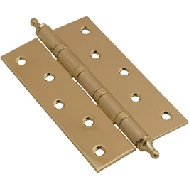 Петля для межкомнатной двери "MD" фигурная 125*75*2,5 ВР Золото