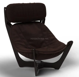 Кресло «Мери» ( модель 11 ) ткань мебельная  -  Chocolate