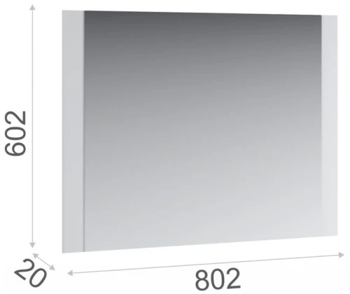 Зеркало «Йорк» 80, Белый