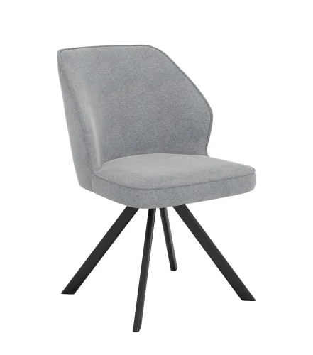 Стул DikLine 233 поворотный NS10 GREY, ножки черные