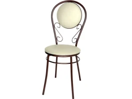 Стул «Ретро» ДП2-23, кожзам Bengal белый, каркас Арабискат