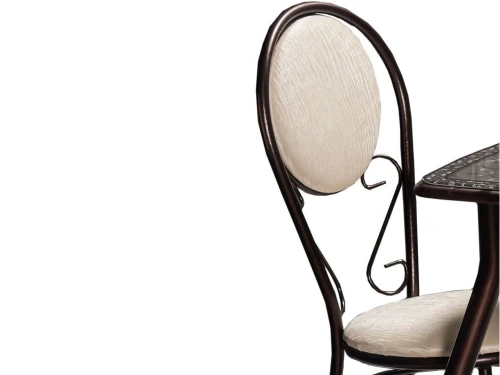 Стул «Ретро» ДП2-23, кожзам Bengal белый, каркас Арабискат