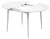 Стол BOLERO 105 см Жемчужный Перито (Белый Мрамор), HPL / Белый М-City