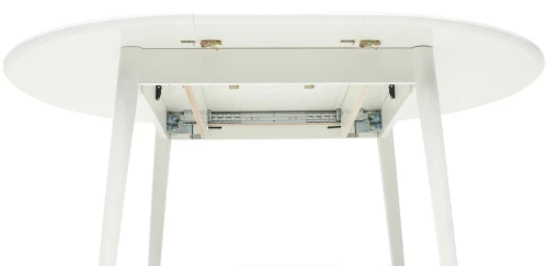 Стол BOLERO 105 см Жемчужный Перито (Белый Мрамор), HPL / Белый М-City
