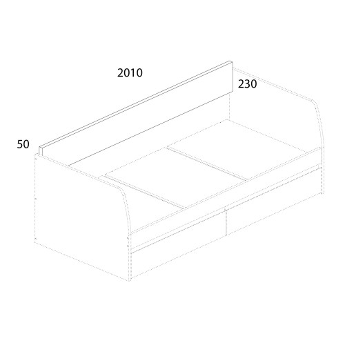 Накладка мягкая 90, BJORK, цвет серый