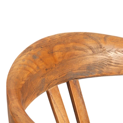 Стул VALI дерево вяз/бечевка, Груша (№3), 50х46х77 см