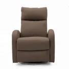 Кресло реклайнер Волдер «WOLDER» 5 в 1 (вращение, качание, раскладывание, массаж, подогрев)  -  Brown