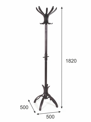 Вешалка напольная В 12Н венге