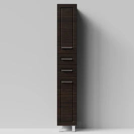 Пенал Арабеска 30 напольный, Палисандр ПВХ 43101, левый, бельевая корзина