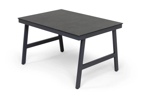 "Рио" стол из HPL 130х90см, цвет столешницы "серый гранит"