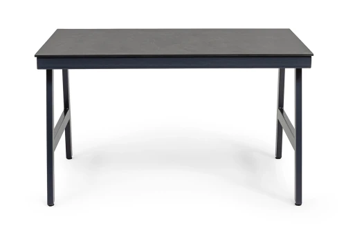 "Рио" стол из HPL 130х90см, цвет столешницы "серый гранит"