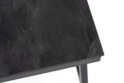 "Рио" стол из HPL 130х90см, цвет столешницы "серый гранит"