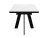 Стол DikLine SKM110 Керамика Mono white (белый матовый)/подстолье черное
