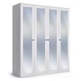 Шкаф распашной четырехдверный с зеркалами Парма Нео