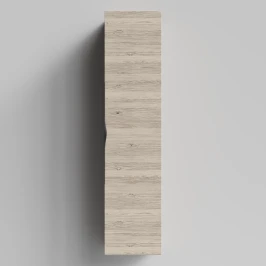 Пенал Марко 35 подвесной, дверь, ручки Черные, Дубослив ореховый светлый ПВХ 3445, правый