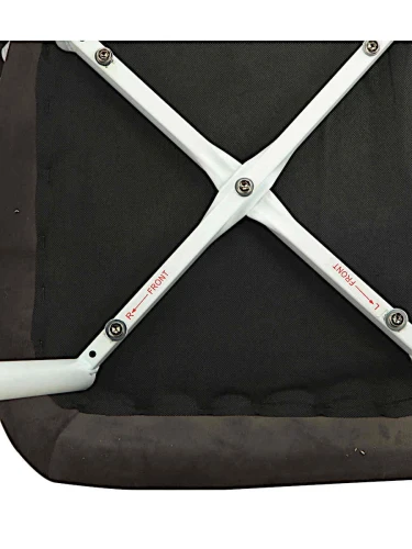 DC827 Стул мягкий, ШОКОЛАД#G62-09 велюр, каркас металл белый КРУГЛЫЙ