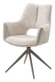 Стул DAVEN 360 град. поворот. RIELY-111 / G1038-101 Кремовый / Латте, ®DISAUR
