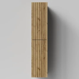 Пенал Тач 30 подвесной, Дуб Тортуга ПВХ 2357-43, левый, бельевая корзина