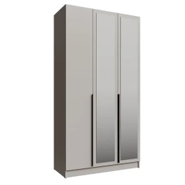 Распашной шкаф с зеркалом Мадрид 1,2, Кашемир