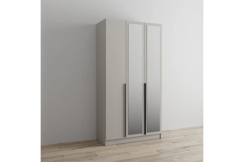 Распашной шкаф с зеркалом Мадрид 1,2, Кашемир