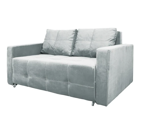 Диван аккордеон Марс велюр серый 160