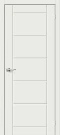 Межкомнатная дверь винил BRAVO Граффити-4 Super White