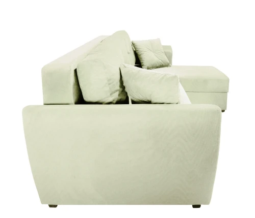 Диван угловой Амстердам велюр бежевый 160