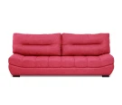 Диван еврокнижка Орион, рогожка  красная,144