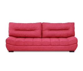 Диван еврокнижка Орион, рогожка  красная,144