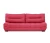 Диван еврокнижка Орион, рогожка  красная,144