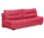 Диван еврокнижка Орион, рогожка  красная,144